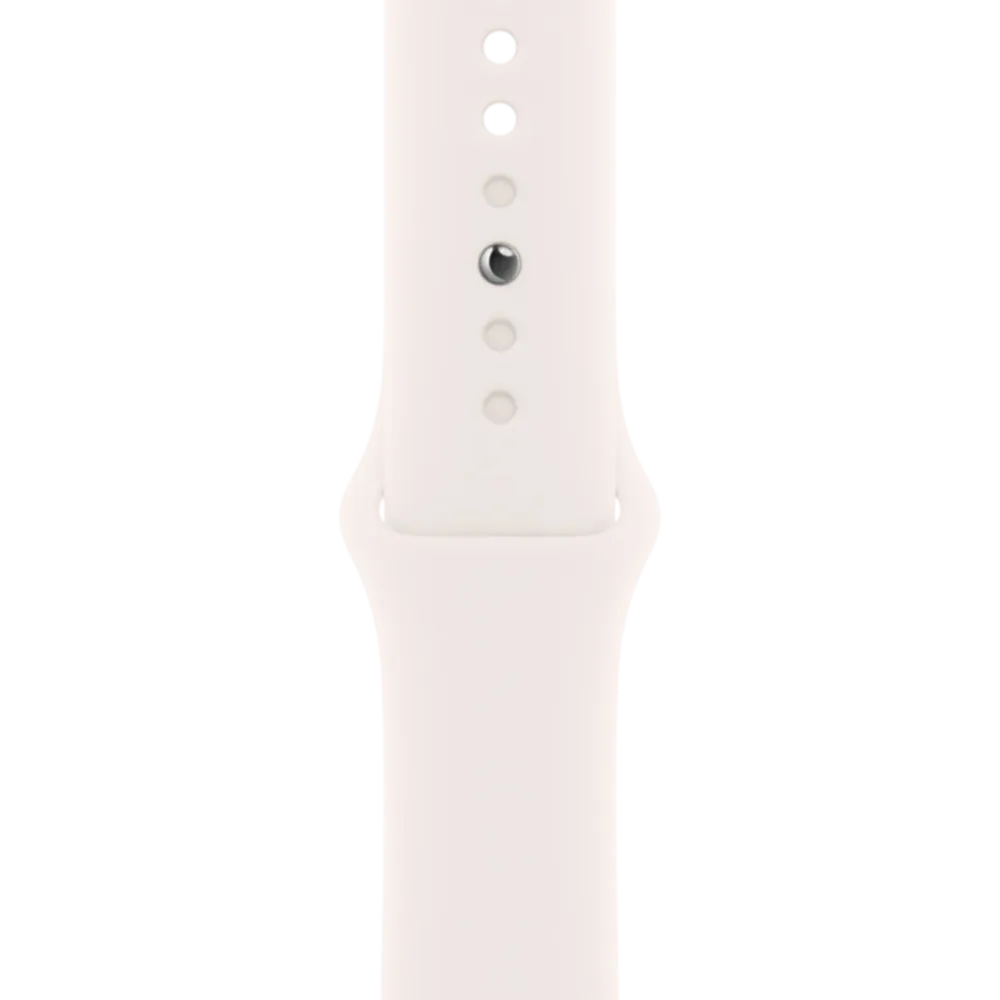 Apple Watch Series 11 GPS + Cellular 46mm Gold Titanium Case with Light Blush Sport Band - M/L