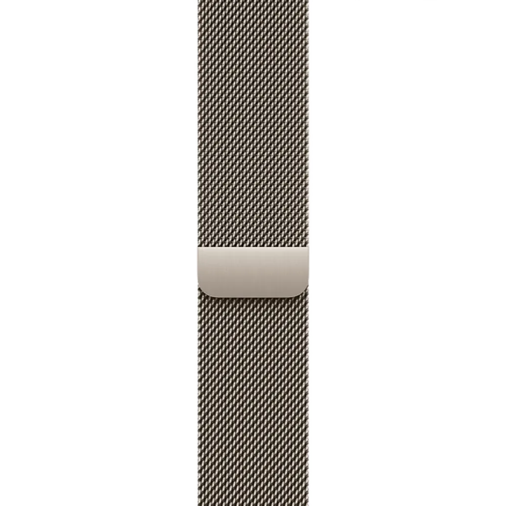 Apple Watch Series 11 GPS + Cellular 46mm Natural Titanium Case with Natural Milanese Loop - M/L