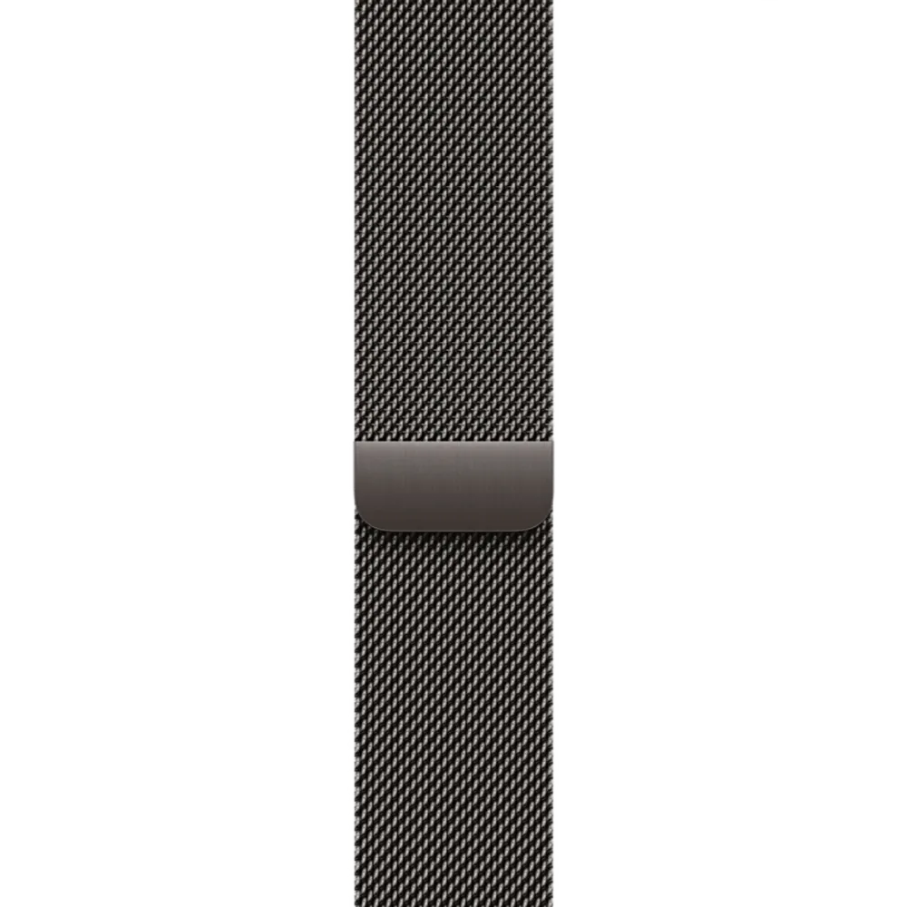 Apple Watch Series 11 GPS + Cellular 46mm Slate Titanium Case with Slate Milanese Loop - M/L
