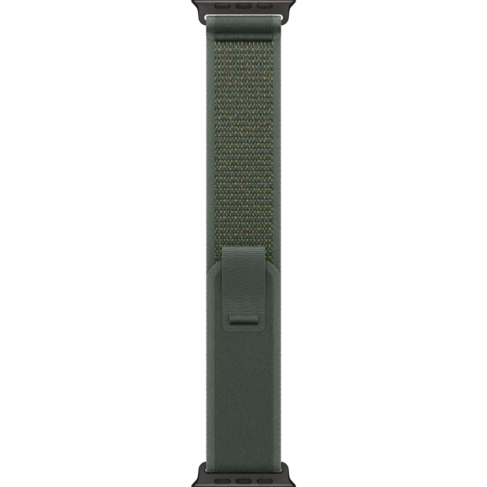 Apple Watch Ultra 2 2024 GPS + Cellular 49mm Black Titanium Case with Green Trail Loop - M/L