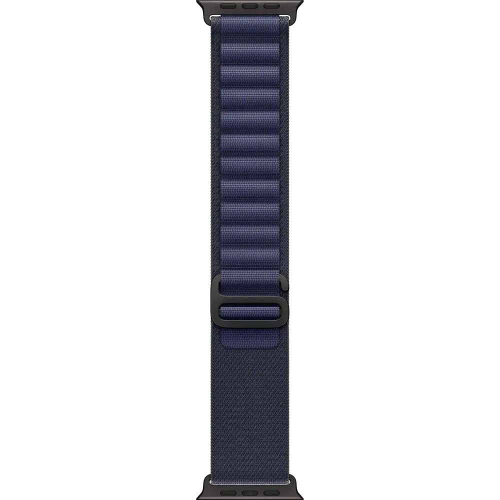 Apple Watch Ultra 2 2024 GPS + Cellular 49mm Black Titanium Case with Navy Alpine Loop - Large