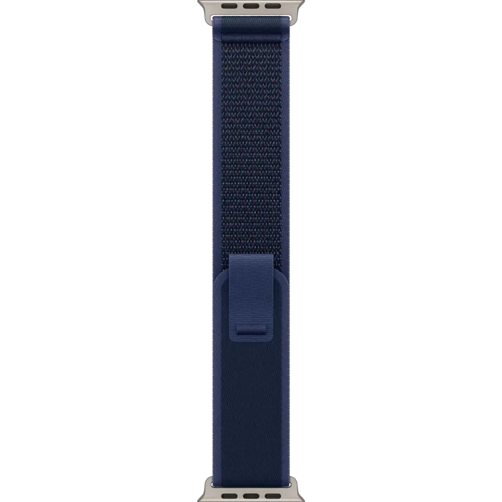 Apple Watch Ultra 2 2024 GPS + Cellular 49mm Natural Titanium Case with Blue Trail Loop - M/L