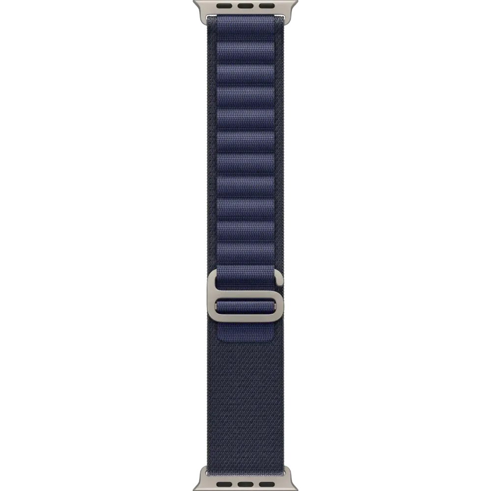 Apple Watch Ultra 2 2024 GPS + Cellular 49mm Natural Titanium Case with Navy Alpine Loop - Large