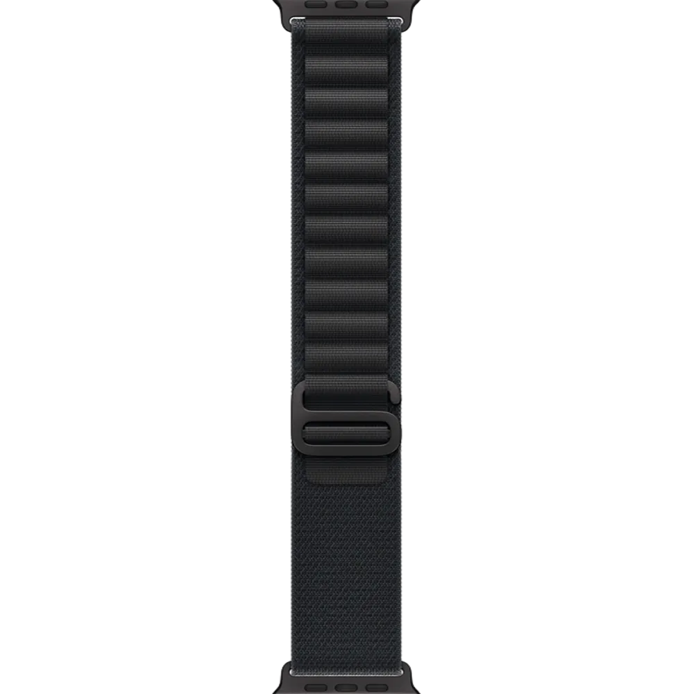 Apple Watch Ultra 3 GPS + Cellular 49mm Black Titanium Case with Black Alpine Loop - Large