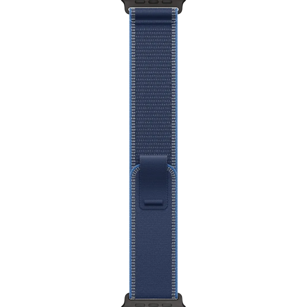Apple Watch Ultra 3 GPS + Cellular 49mm Black Titanium Case with Blue/Bright Blue Trail Loop - M/L
