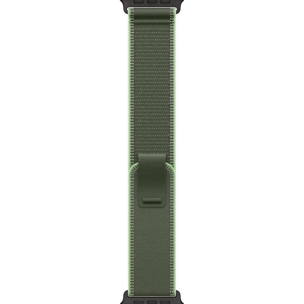 Apple Watch Ultra 3 GPS + Cellular 49mm Black Titanium Case with Green/Neon Trail Loop - M/L