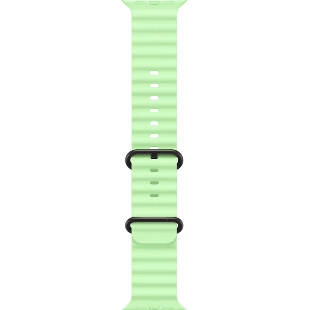 Apple Watch Ultra 3 GPS + Cellular 49mm Black Titanium Case with Neon Green Ocean Band