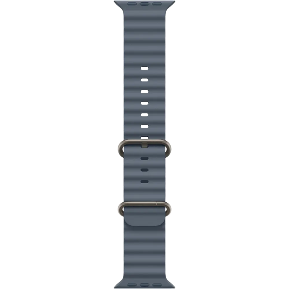 Apple Watch Ultra 3 GPS + Cellular 49mm Natural Titanium Case with Anchor Blue Ocean Band