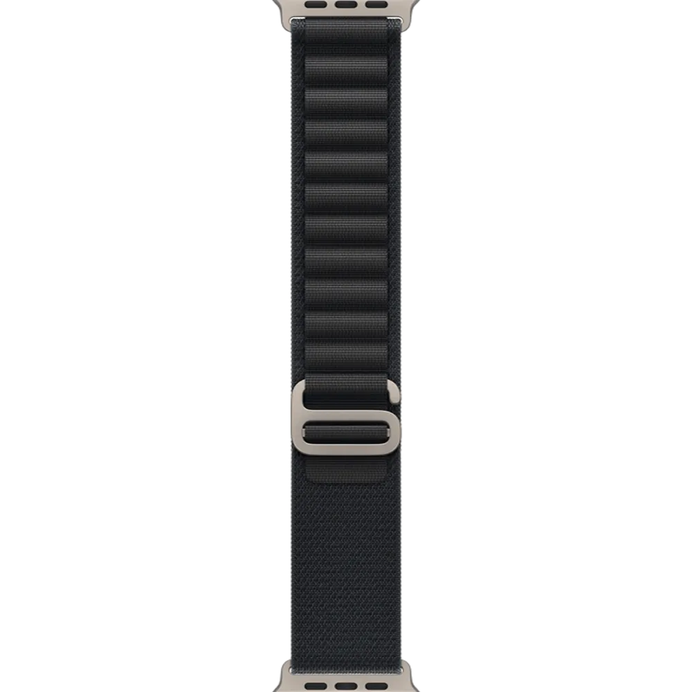 Apple Watch Ultra 3 GPS + Cellular 49mm Natural Titanium Case with Black Alpine Loop - Large