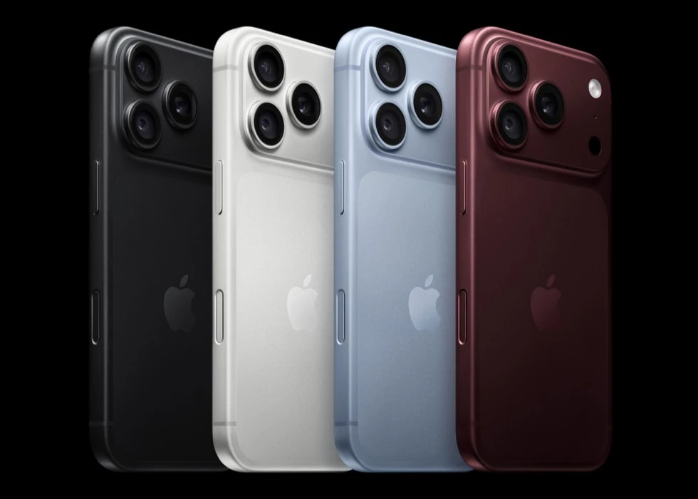 iPhone 18 Pro у кольорах Black, Silver, Glacier і Burgundy